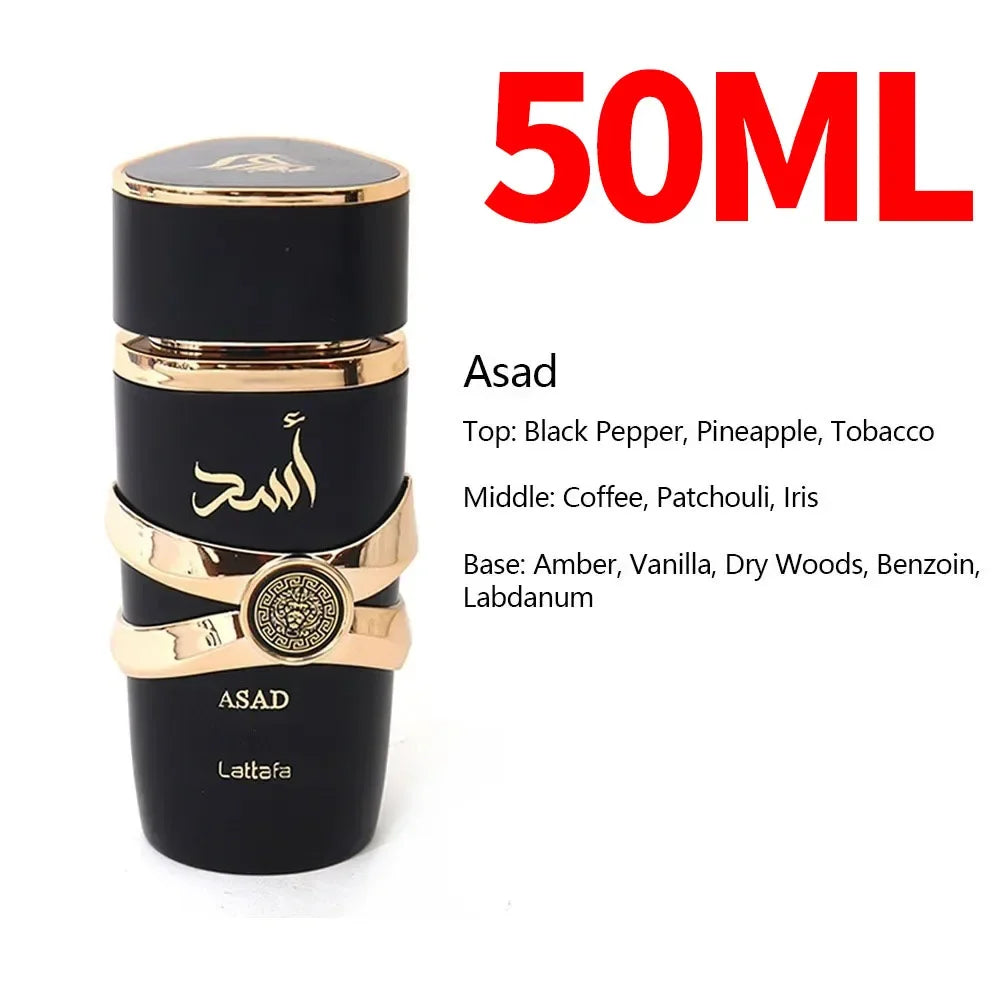 Yara&Asad EDP Perfume 50ml/100ml for Women&Men Floral Long-Lasting Arabian Oud,Luxury Scent Gift,Unisex Arabic Fragrance Spray