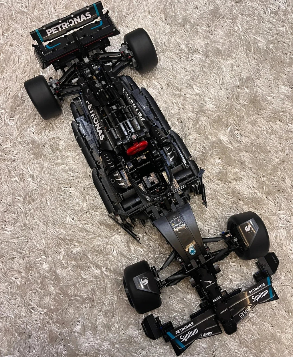 Technical 1:8 Building Blocks City Super Speed Race Car Assembly Model Vehicle DIY Assembly Toy Kid for Boy Gifts 1642Pcs