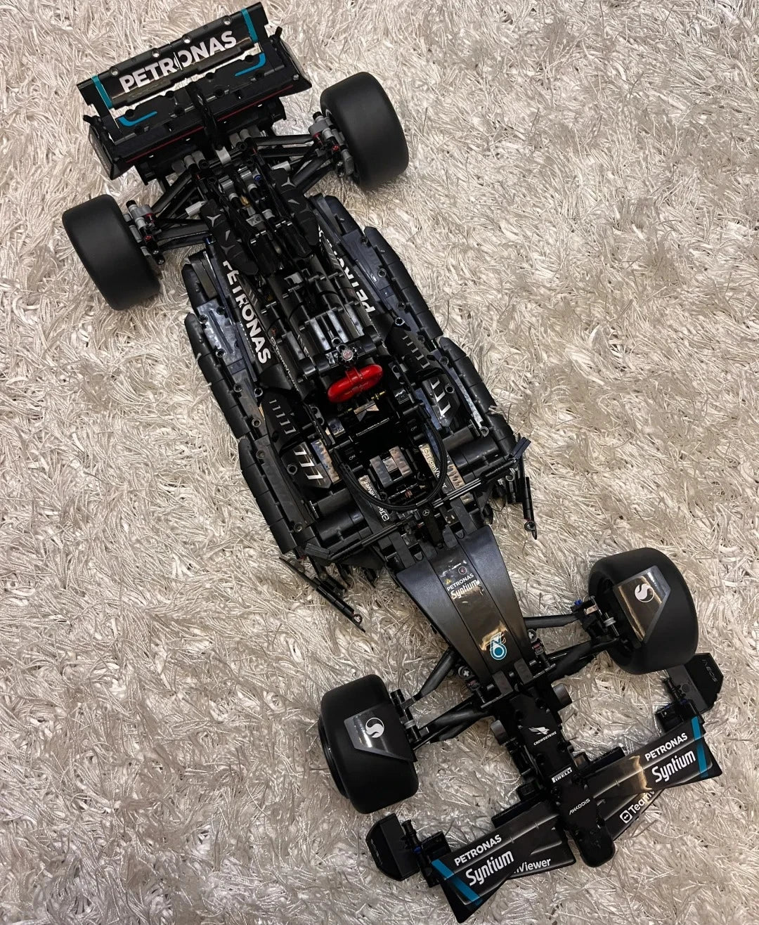 Technical 1:8 Building Blocks City Super Speed Race Car Assembly Model Vehicle DIY Assembly Toy Kid for Boy Gifts 1642Pcs