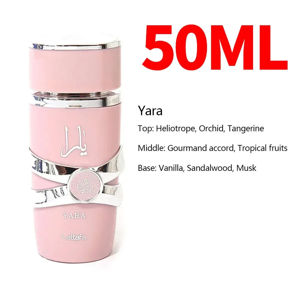 Yara&Asad EDP Perfume 50ml/100ml for Women&Men Floral Long-Lasting Arabian Oud,Luxury Scent Gift,Unisex Arabic Fragrance Spray