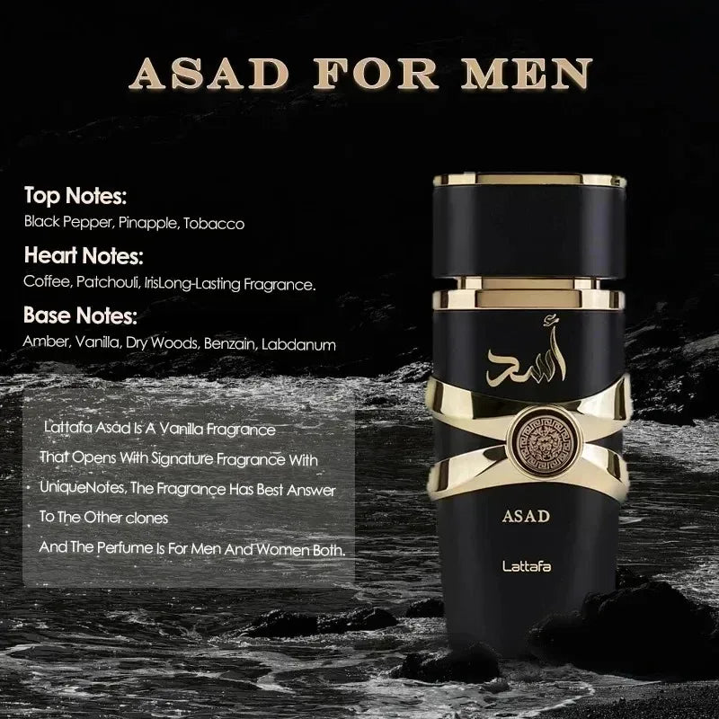 Yara&Asad EDP Perfume 50ml/100ml for Women&Men Floral Long-Lasting Arabian Oud,Luxury Scent Gift,Unisex Arabic Fragrance Spray