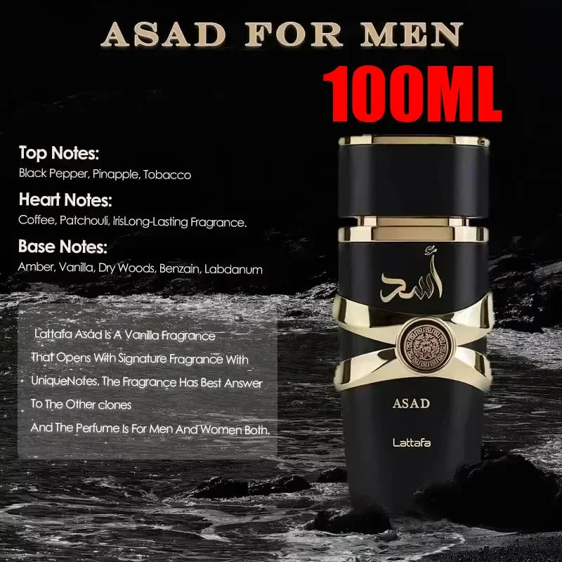Yara&Asad EDP Perfume 50ml/100ml for Women&Men Floral Long-Lasting Arabian Oud,Luxury Scent Gift,Unisex Arabic Fragrance Spray